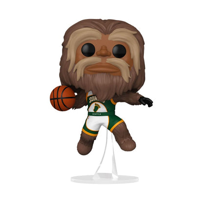 NBA-legendes POP! Sportvinylfiguurmascottes Sonics- Sasquatch 9 cm