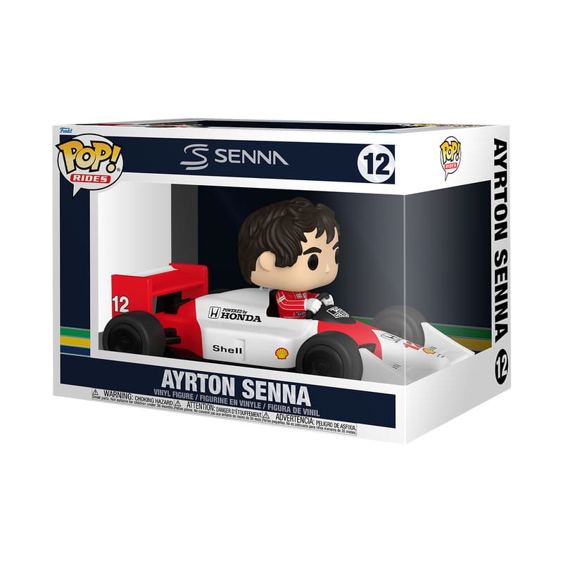 Formule 1 pop! Rijdt super deluxe vinylfiguur McLaren-senna 15 cm