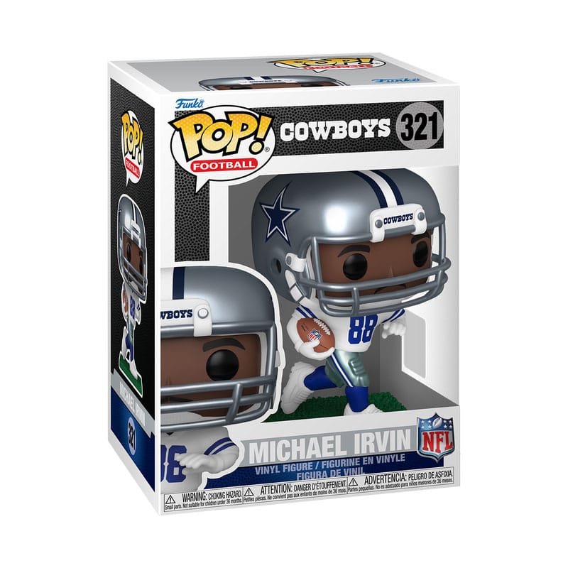 NFL: Legends Pop! Sports vinyl figuur legendes- Michael Irvin (Cowboys) 9 cm