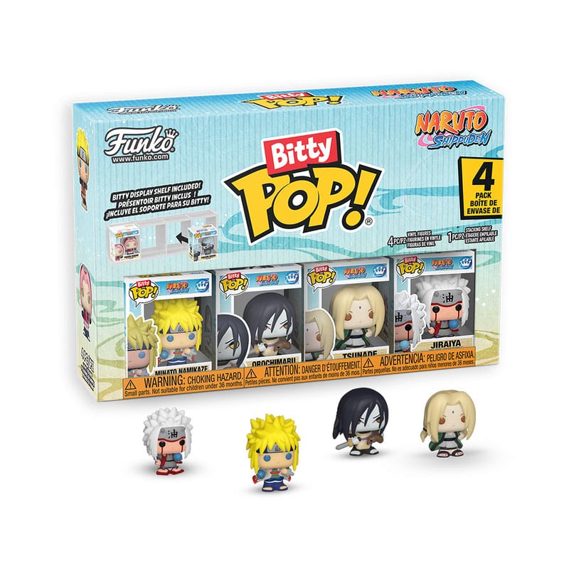 Naruto Shippuden Bitty POP! Vinylfiguur 4-pack Team 2 2,5 cm