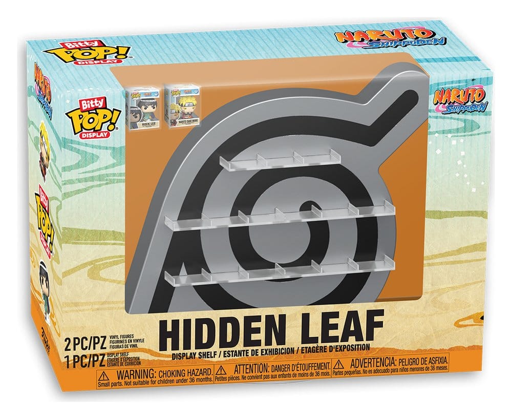 Naruto Bitty POP! Laat vinylfiguren Hidden Leaf zien