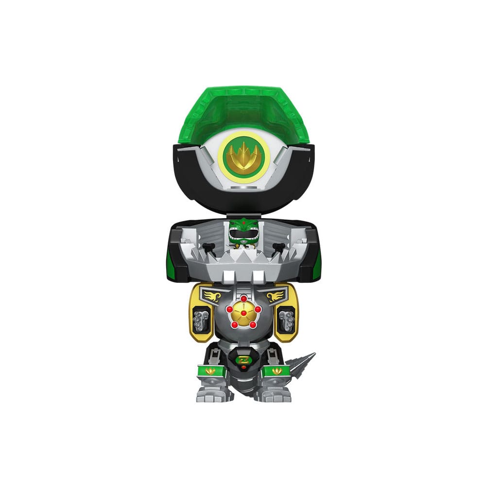 Hasbro Bitty POP! Bots Figuur PR- Dragon Zord met GR Ranger 11,7 cm