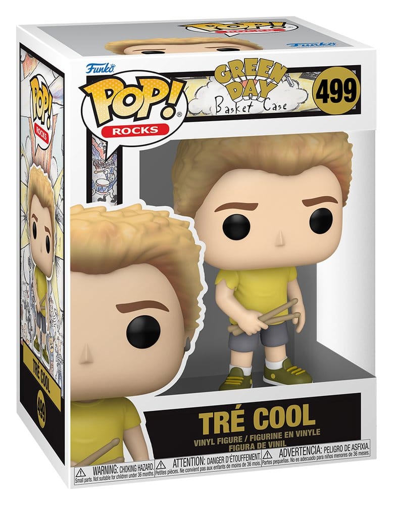 Groene Dag POP! Rocks Vinylfiguur Tre Cool (manddoos) 9 cm