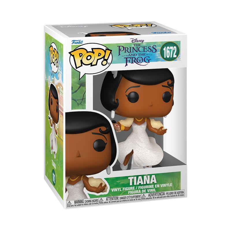 Prinses en de Kikker POP! Disney Vinyl Figuur Tiana met Glitters 9 cm