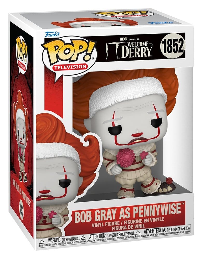 Het: Welkom bij Derry POP! Televisievinylfiguur Bob Grey als Pennywise 9 cm