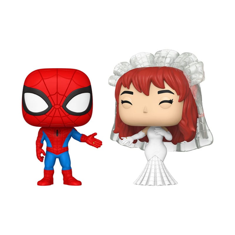 Wonder POP! Vinylfiguren 2-pack Superheldenkoppels - SM & MJ 9 cm