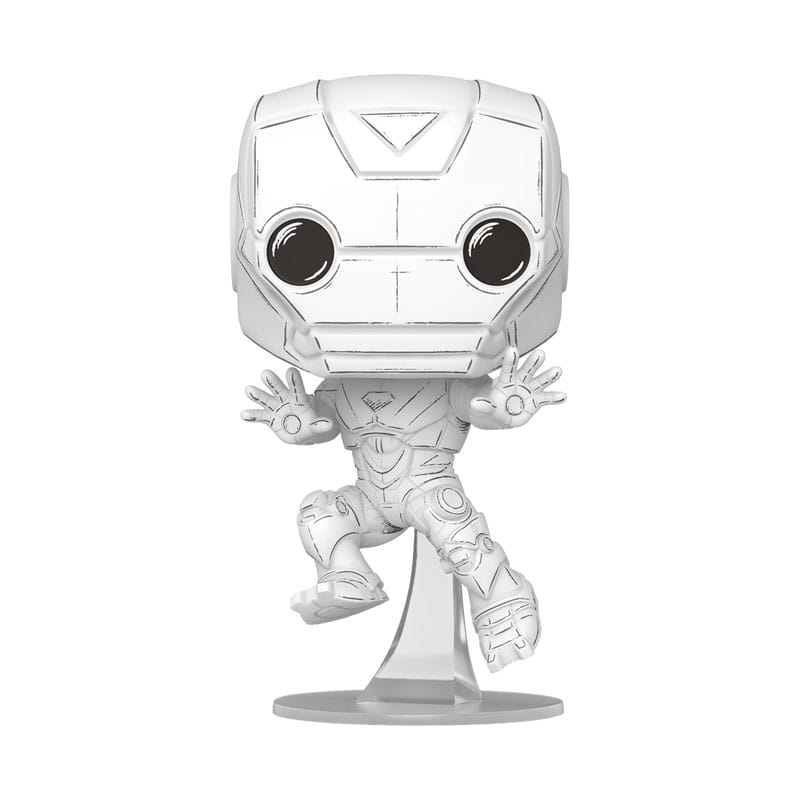 Wonder POP! Vinylfiguur geschetst - Iron Man 9 cm
