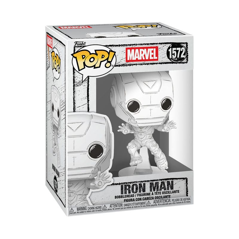 Wonder POP! Vinylfiguur geschetst - Iron Man 9 cm