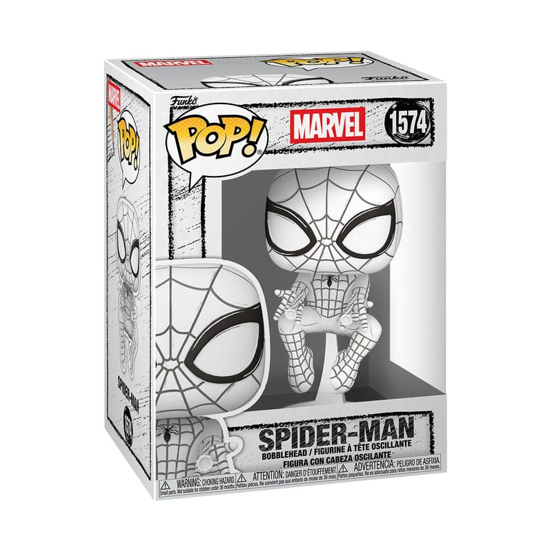 Wonder POP! Vinylfiguur geschetst - Spider-Man 9 cm