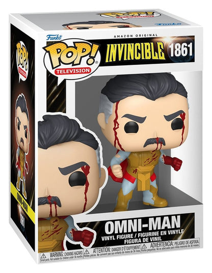 Onoverwinnelijk 2 POP! TV-vinylfiguur Omni-Man (pantser) (bloedig) 9 cm
