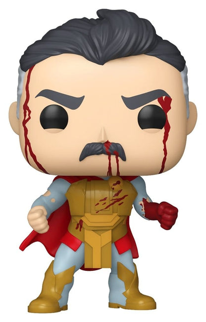 Onoverwinnelijk 2 POP! TV-vinylfiguur Omni-Man (pantser) (bloedig) 9 cm