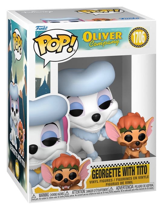 Oliver & Co. POP&Buddy vinylfiguur Georgette met Tito 9 cm
