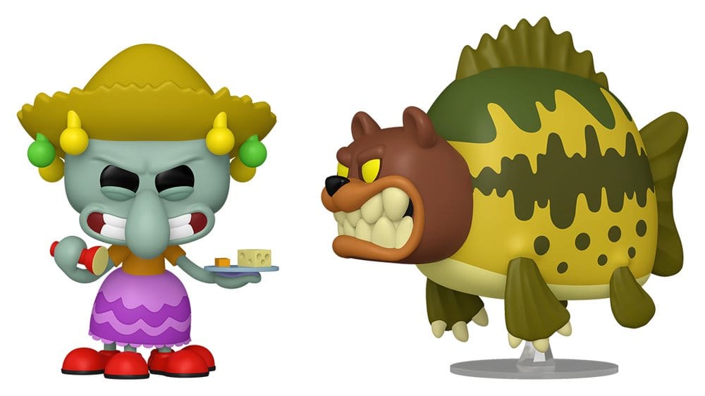 SpongeBob SquarePants POP! Animatie vinylfiguur 2-pack Octo & Zeebeer 9 cm