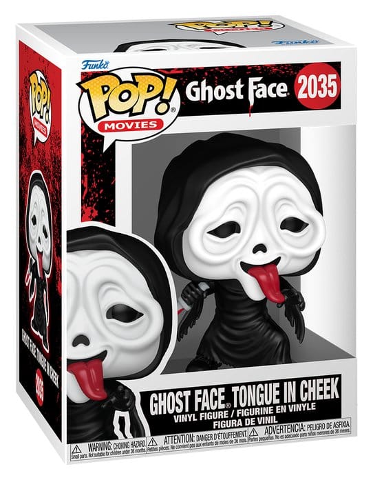 Schreeuw POP! Vinylfiguur Spookgezicht met Tong 9 cm