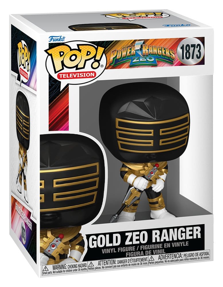 Power Rangers Zeo POP! Movies Vinylfiguren Zeo Ranger Goud 9 cm