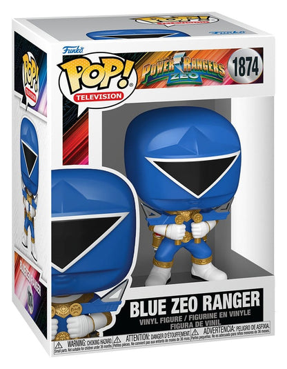 Power Rangers Zeo POP! Movies Vinylfiguren Zeo Ranger Blauw 9 cm