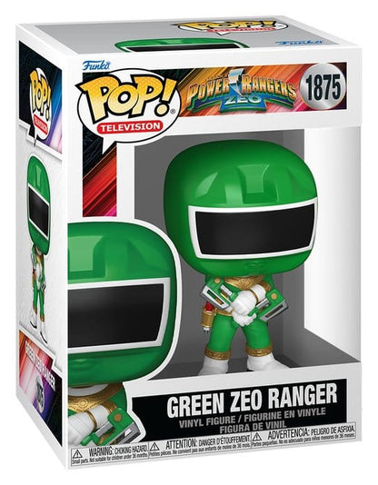 Power Rangers Zeo POP! Movies Vinylfiguren Zeo Ranger Groen 9 cm