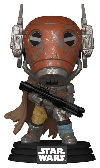 Star Wars: The Mandalorian en Grogu POP! Vinyl Bobblehead Figuur Mercenary Guard Droid 9 cm