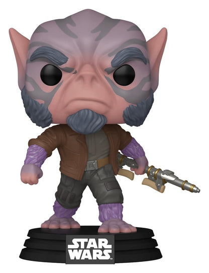 Star Wars: The Mandalorian en Grogu POP! Vinyl Bobblehead Figuur Zeb Orrelios 9 cm
