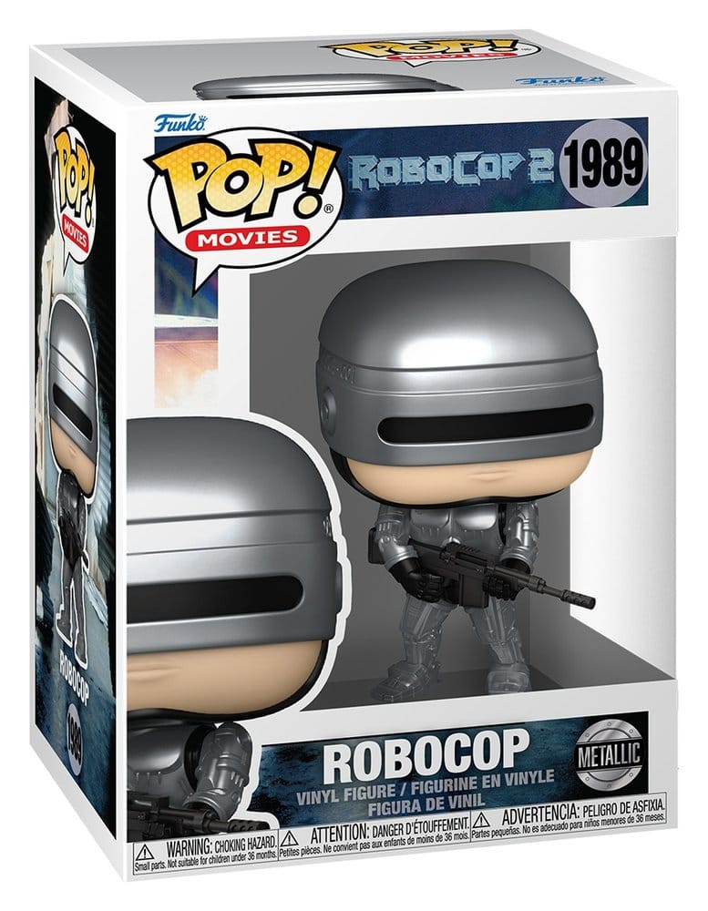 Robocop POP! Films Vinylfiguren Robocop (Metallic) met Chase 9 cm Assortiment (6)