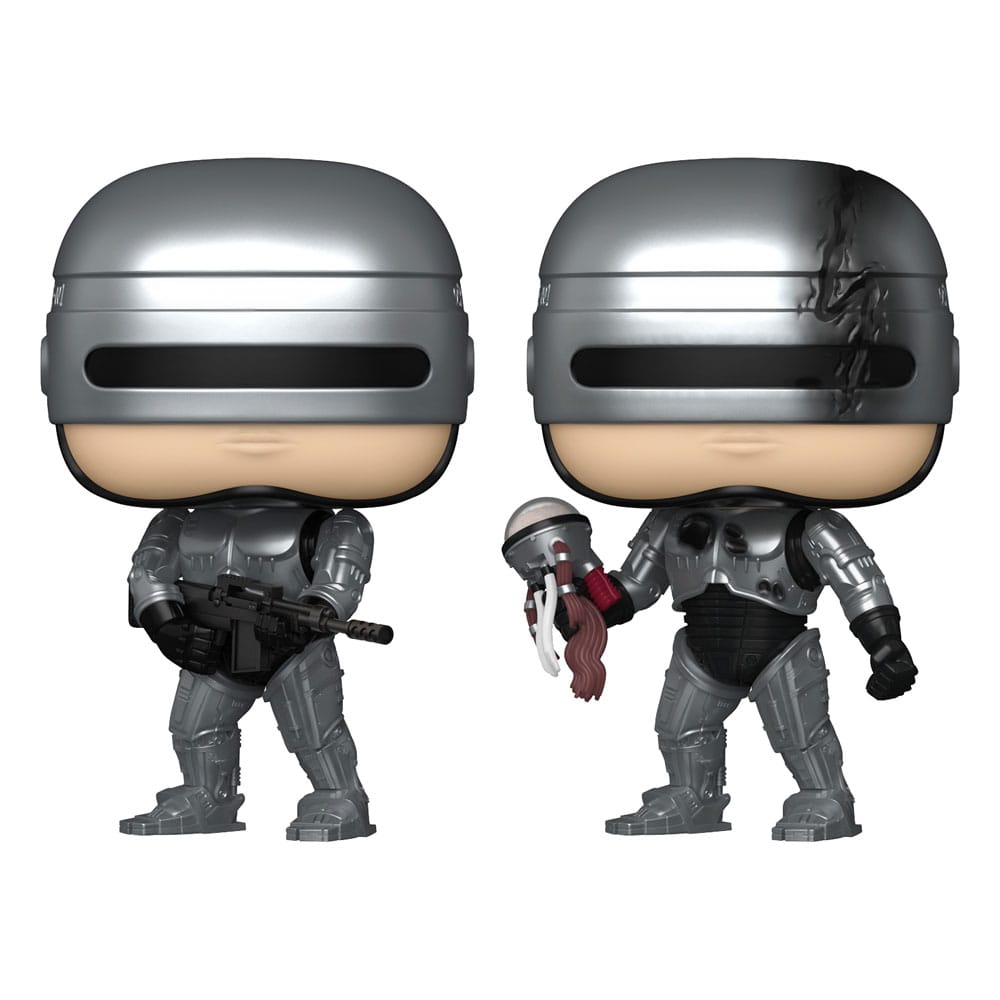Robocop POP! Films Vinylfiguren Robocop (Metallic) met Chase 9 cm Assortiment (6)