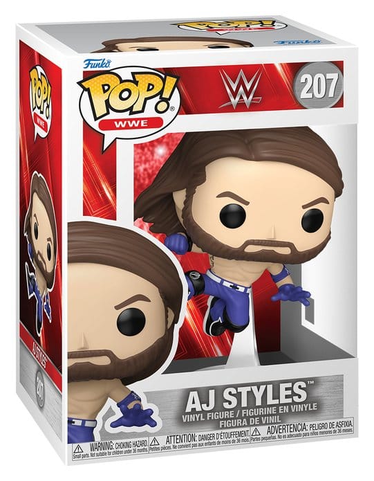 WWE-POP! Vinylfiguur AJ Styles 9 cm