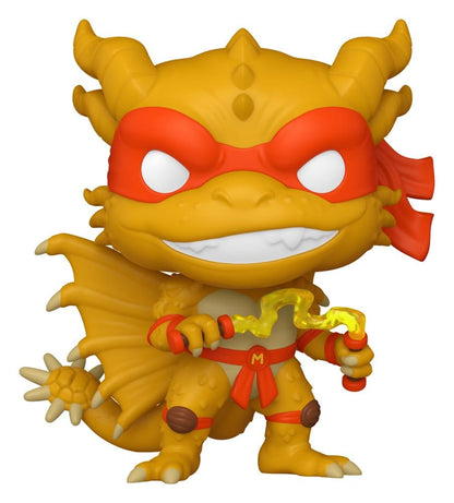 Godzilla x Turtles POP! Animatie vinylfiguur Michelangelo X Ghidorah 9 cm