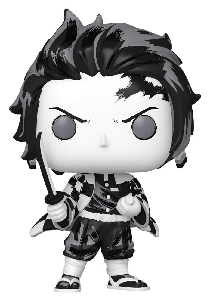 Demon Slayer: Kimetsu geen Yaiba POP! Animatie vinylfiguren Tanjiro (Sumi-inkt) 9 cm