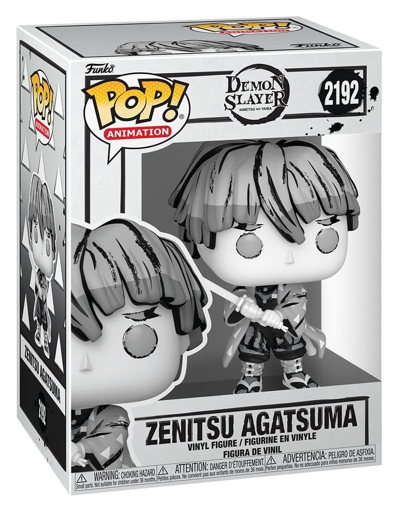 Demon Slayer: Kimetsu geen Yaiba POP! Animatie vinylfiguren Zenitsu (Sumi-inkt) 9 cm