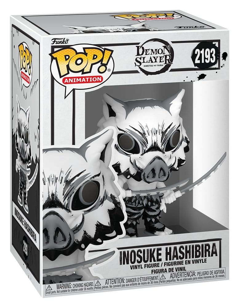 Demon Slayer: Kimetsu geen Yaiba POP! Animatie vinylfiguren Inosuke (Sumi-inkt) 9 cm