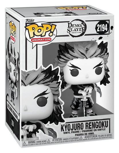 Demon Slayer: Kimetsu geen Yaiba POP! Animatie vinylfiguren Rengoku (Sumi-inkt) 9 cm