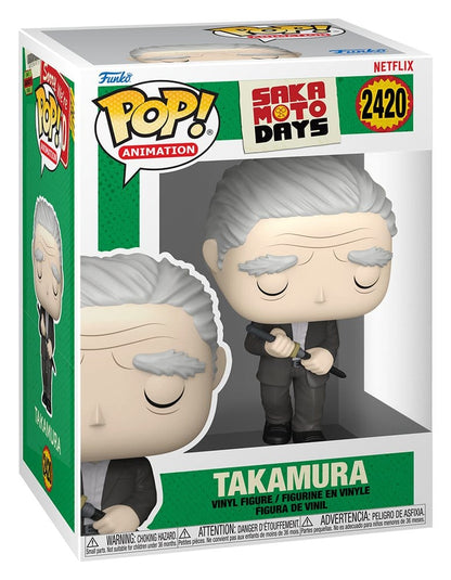 Sakamoto-dagen POP! Animatie vinylfiguur Takamura 9 cm