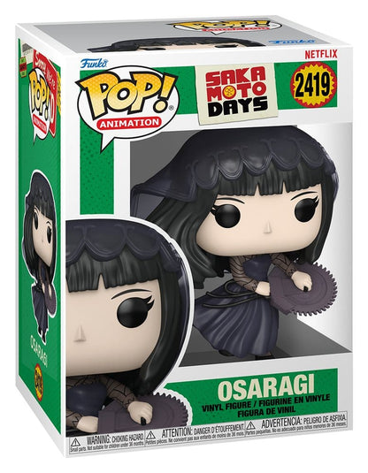 Sakamoto-dagen POP! Animatie vinylfiguren Osaragi met achtervolging 9 cm