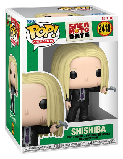 Sakamoto-dagen POP! Animatie vinylfiguur Shishiba 9 cm