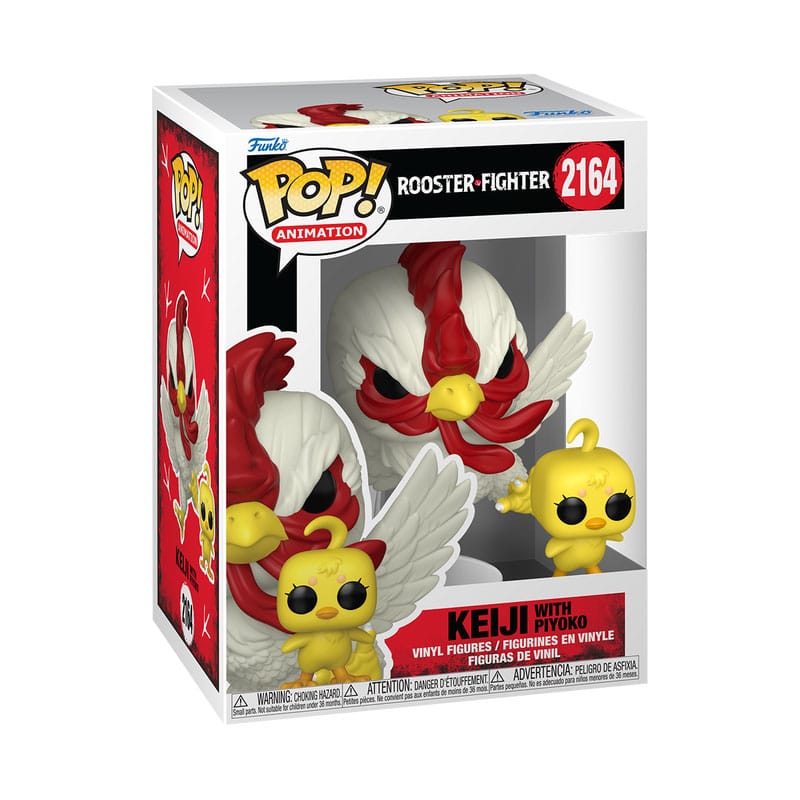 Rooster Fighter POP!&Buddy vinylfiguur Keiji & Piyoko 9 cm