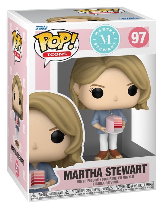 Martha Stewart POP! Icons Vinyl Figuur Martha Stewart (met Taart) 9 cm