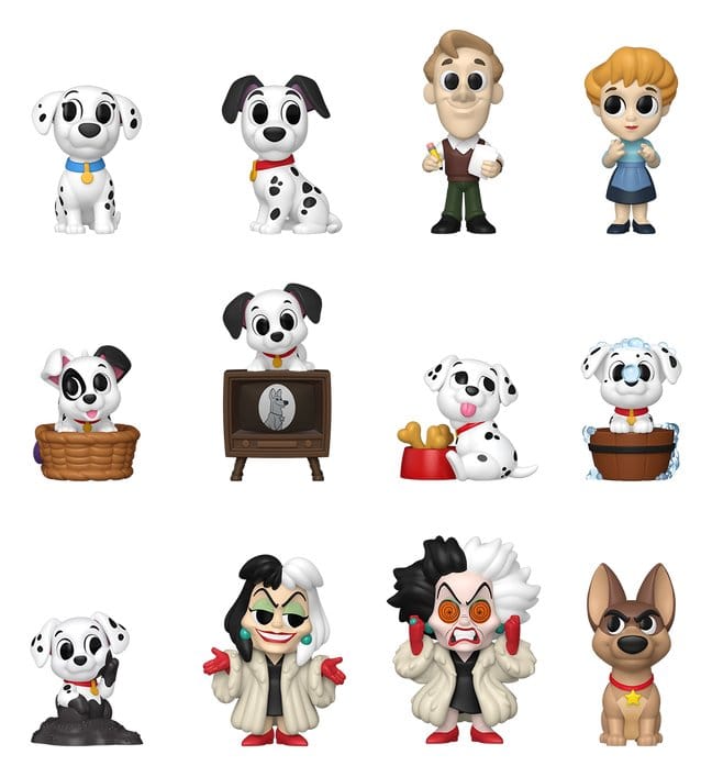 Honderd en één Dalmatiërs minifiguren PDQ 5 cm display (12)