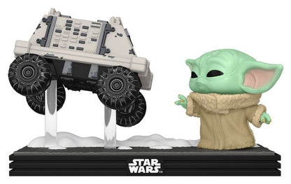 Star Wars: The Mandalorian en Grogu POP! Moment vinylfiguren Grogu met Polar Mouse Droid 9 cm