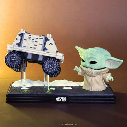 Star Wars: The Mandalorian en Grogu POP! Moment vinylfiguren Grogu met Polar Mouse Droid 9 cm