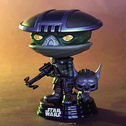 Star Wars: The Mandalorian en Grogu POP! & Buddy Vinylfiguur Embo & Keibu 9 cm