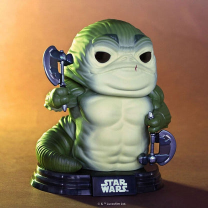 Star Wars: The Mandalorian en Grogu POP! Vinylfiguur Rotta the Hutt (Glow) 9 cm