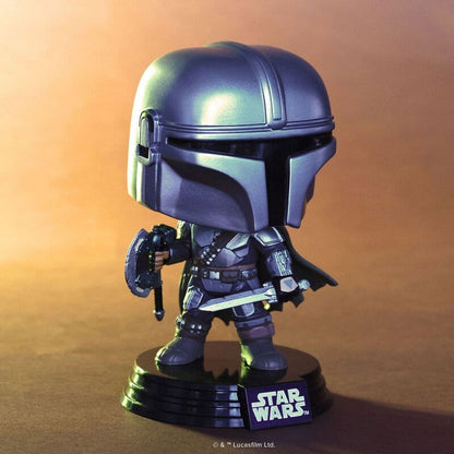 Star Wars: The Mandalorian en Grogu POP! Vinylfiguur The Mandalorian (Dual Wield) 9 cm