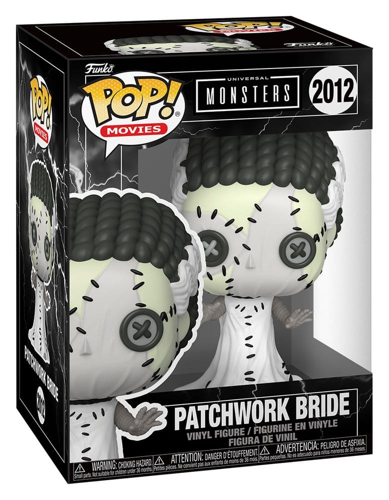 Universele Monsters Patchwork POP! Movies Vinylfiguur Bruid van Frankenstein 9 cm