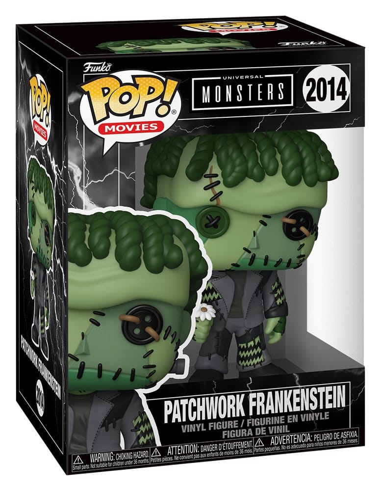 Universele Monsters Patchwork POP! Movies Vinylfiguur Frankenstein's Monster 9 cm