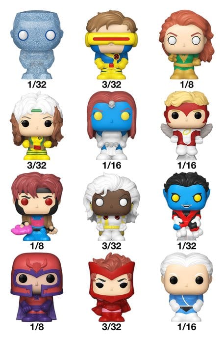 X-Men beetje POP! Vinyl Figuurdisplay (32) PDQ 2,5 cm