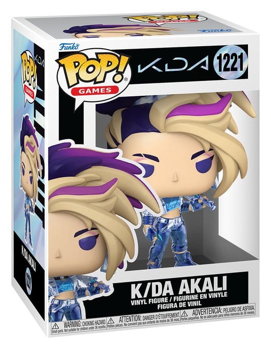 League of Legends POP! Games Vinylfiguur K/DA Akali 9 cm