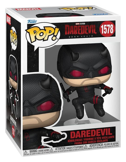 Daredevil: Opnieuw geboren POP! Marvel Vinyl Figuur Daredevil (Zwart Pak) 9 cm