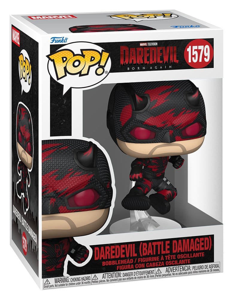 Daredevil: Opnieuw geboren POP! Marvel Vinyl Figuur Daredevil (Battle Damaged) 9 cm