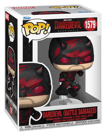 Daredevil: Opnieuw geboren POP! Marvel Vinyl Figuur Daredevil (Battle Damaged) 9 cm