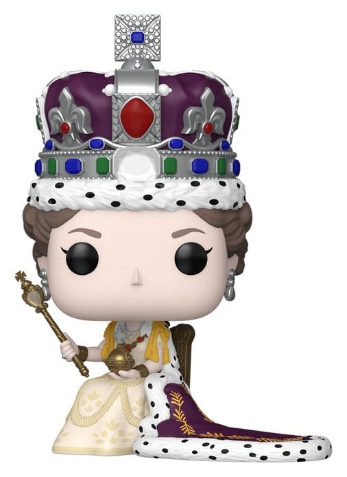 Koningin Elizabeth II POP! Premium vinylfiguur 100e - Koningin Elizabeth II (kroning) 9 cm